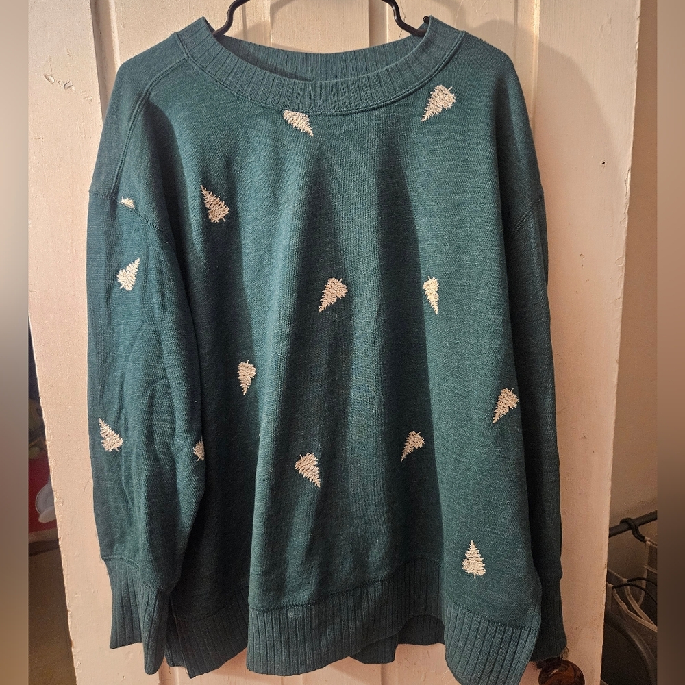 Maurices Christmas Tree Crewneck Sweater